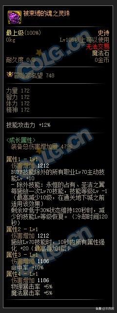 DNF110级装备搭配指南，聚焦特定技能强化-图24